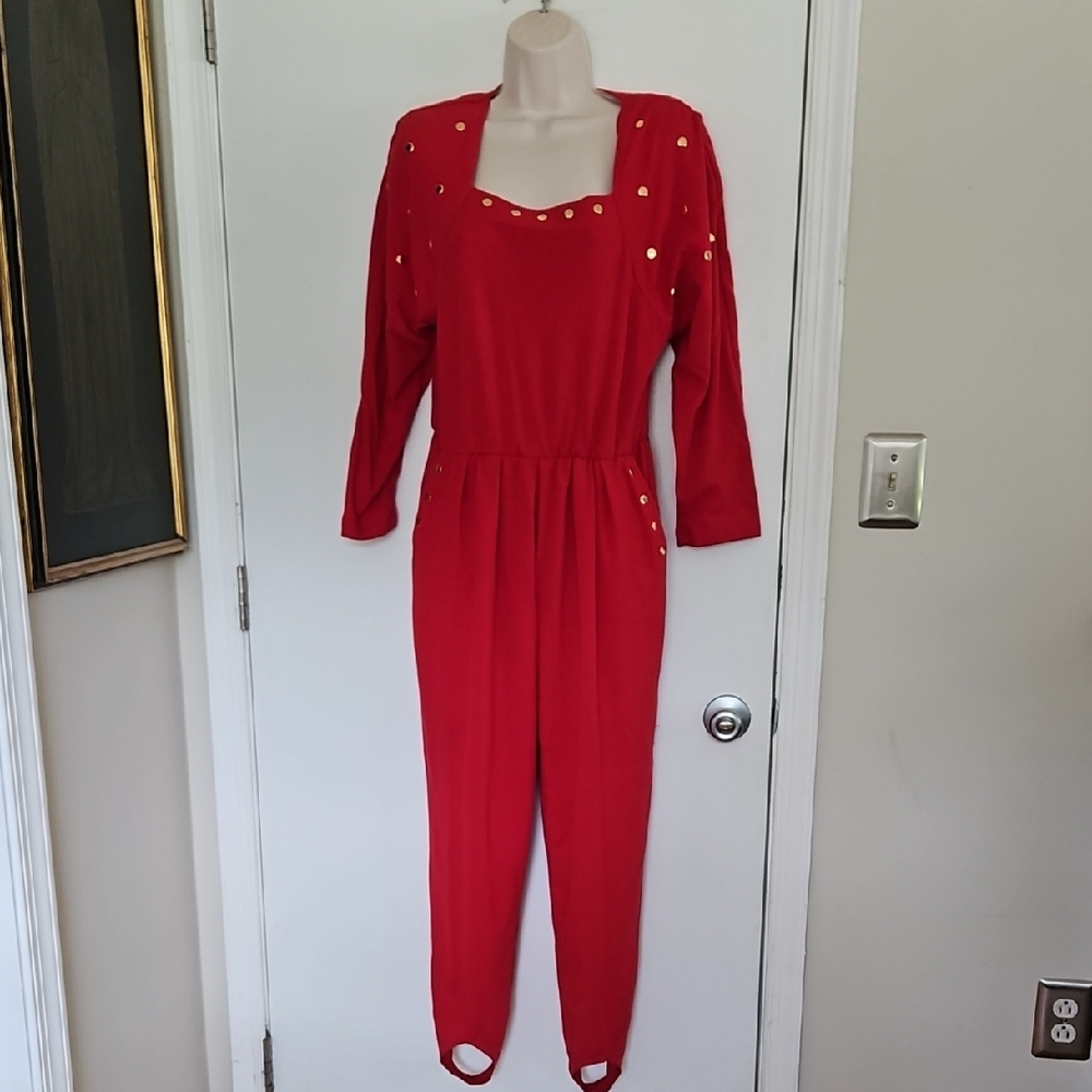 Vintage Styles To Go Jumpsuit With Stirrups Size S Taiwan
